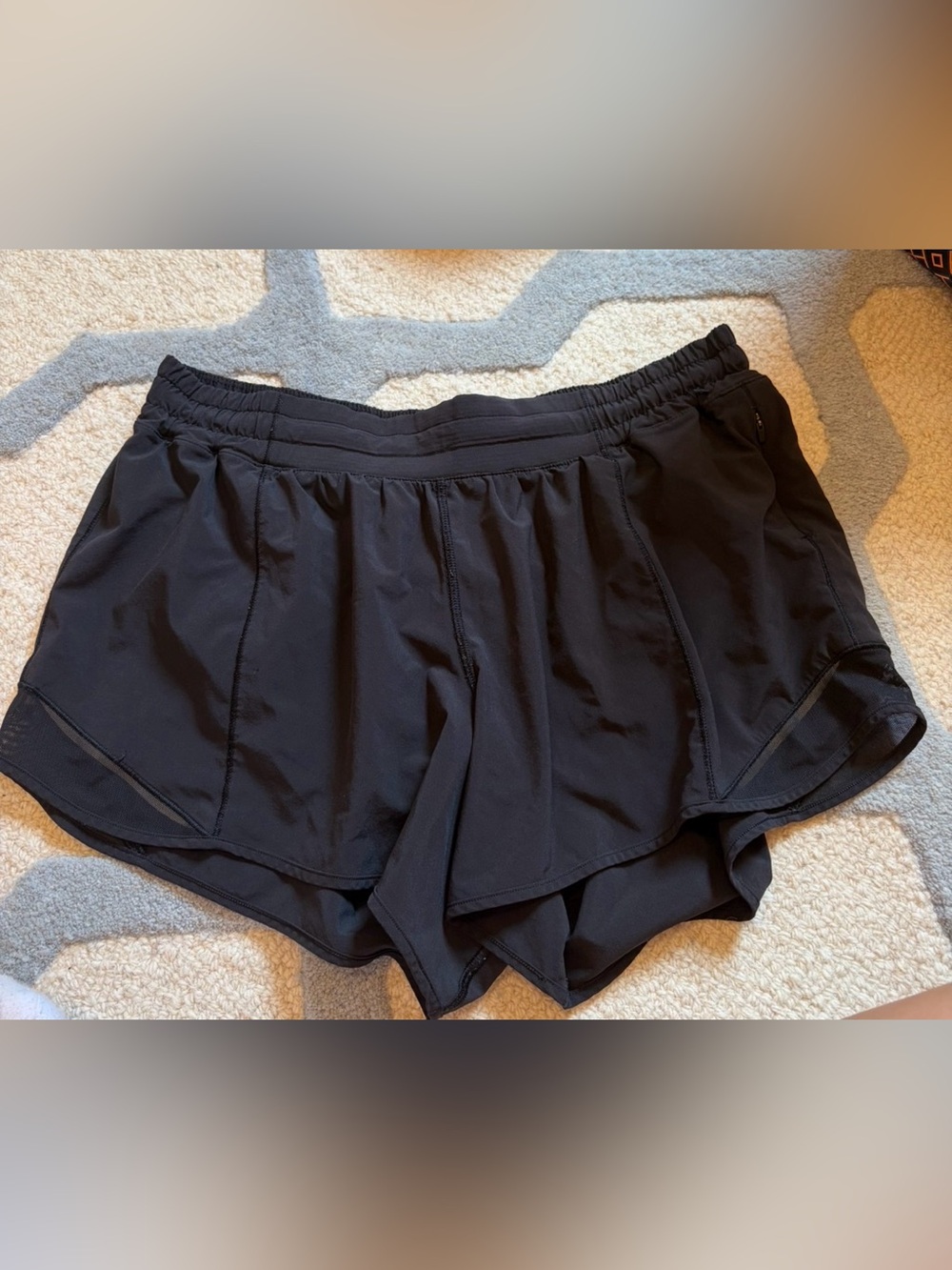 lululemon athletica Black Women's Athletic Running Shorts